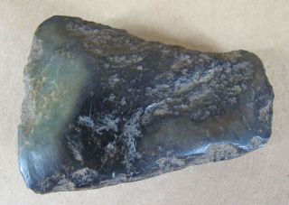 Ancient Northern Alaska Found Eskimo Jade Celt in Custom Built Case NR yqz 8