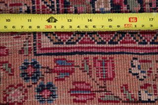 Vintage Traditional Persian Oriental Area Rug 10x13 RED BLUE Hand - Knotted Wool 11