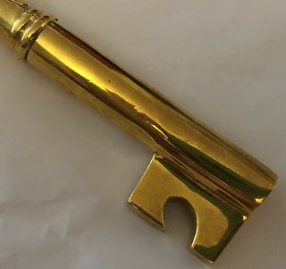 1950s Carl Auböck Design Mid Century Modern Brass Key Corkscrew / Bottle Opener 4