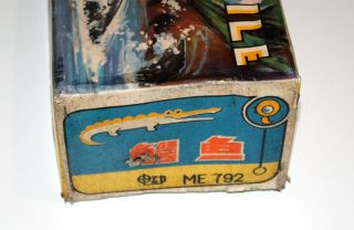 Tin Toy rare Crocodile battery operated made in China 60 ' s 5