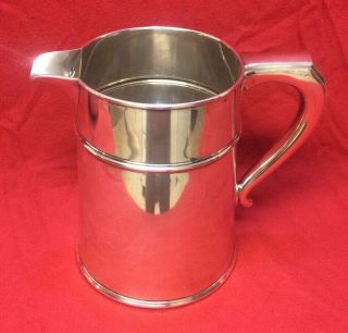 WHITING STERLING SILVER TANKARD PITCHER 4 1/2 PINT 2