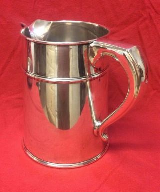WHITING STERLING SILVER TANKARD PITCHER 4 1/2 PINT 3