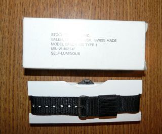 US Army Issue Stocker & Yale Model SANDY 490 Luminous Watch (Swiss Made) 2