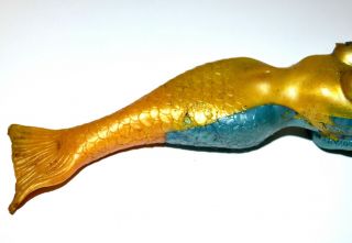 Vintage 1960s Russ Berrie Oily Rubber Jiggler Mermaid Figure 7