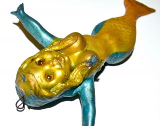 Vintage 1960s Russ Berrie Oily Rubber Jiggler Mermaid Figure 8