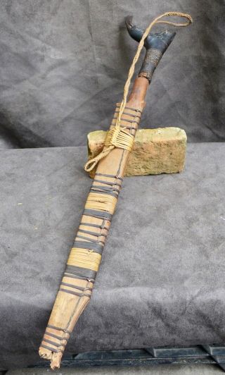 Antique and quality headhunters sword,  mandau,  Dayak Borneo Indonesia 10