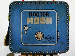 Doctor Moon - Japan Vintage Tin Wind Up Space Robot Toy (Pre 1970 Battery Era) 10