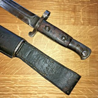 Ww1 British 1903 Pattern - Bayonet & Scabbard - P1888 Blade