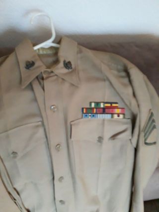 Korea USMC tan shirt pants ties 2