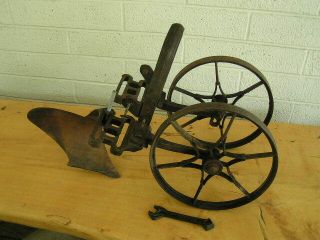 Antique Planet Jr Double Star Wheel Plow Cultivator Farm Tool 1887 Pat