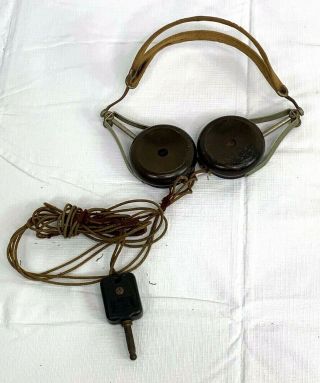 Wwii Us Military Stromberg Carlson Headphones