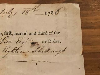 REVOLUTIONARY WAR FINANCIER ROBERT MORRIS SIGNER DECLARATION INDEPENDENCE 1786 5