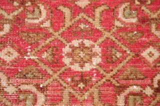 2 ' x3 ' Antique Persian Oriental Wool Hand Knotted Hamedan Geometric Worn Area Rug 7