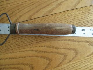 Vintage Rug Beater,  Metal with Wooden Handle,  28 - 1/2 