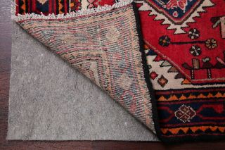 Vintage 10 ft Tribal Runner Bakhtiari Persian Oriental Geometric Wool Rug 3 ' x10 ' 10