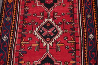 Vintage 10 ft Tribal Runner Bakhtiari Persian Oriental Geometric Wool Rug 3 ' x10 ' 4