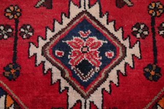 Vintage 10 ft Tribal Runner Bakhtiari Persian Oriental Geometric Wool Rug 3 ' x10 ' 7