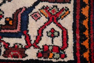 Vintage 10 ft Tribal Runner Bakhtiari Persian Oriental Geometric Wool Rug 3 ' x10 ' 8