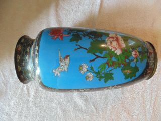 Antique Japanese Meiji Cloisonné Vase