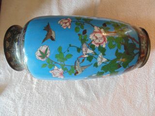 Antique Japanese Meiji Cloisonné Vase 4