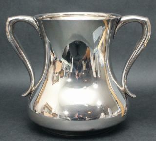 Large Antique Authentic TIFFANY Sterling Silver Handled Trophy,  Urn,  Vase.  NR 2