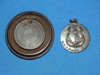 Wwi Usn Uss Rhode Island Medal (a15)