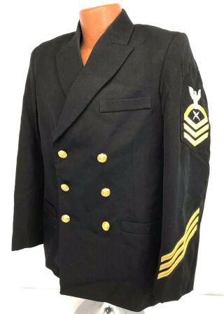 Us Navy Chief Cryptologic Technician Dress Blue Jacket