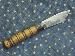 Revolutionary War era Penny folding knife 18th Early 19th century Primitve knife 3