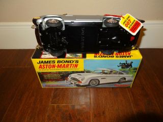 Pristine to James Bond Aston Martin Battery Operated w/Original Box. 10