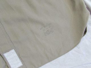 Vtg 50s Elbeco Rayon / Poly Military Regulation 2x2 Tropical Shirt US Army Rare 5