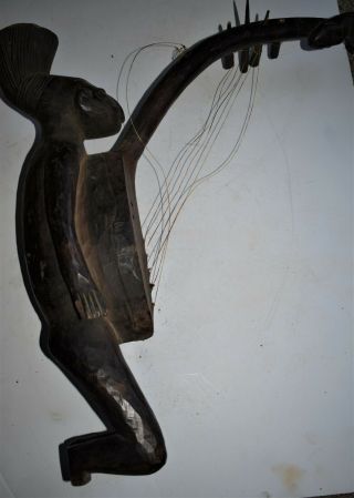 Orig $499 - Mangbetu Harp Early 1900s Real 22 " Prov.