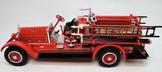 1920s Ford Fire Truck Vintage Antique A 1 T Metal Model 24 Engine Pickup Car 18 10