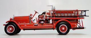 1920s Ford Fire Truck Vintage Antique A 1 T Metal Model 24 Engine Pickup Car 18 11