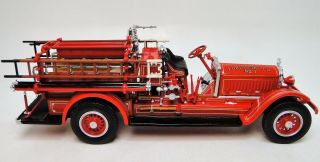 1920s Ford Fire Truck Vintage Antique A 1 T Metal Model 24 Engine Pickup Car 18 9