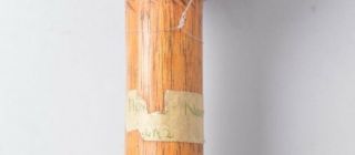 Old African Namibian Short Club or Knobkerrie.  20 Inch Carved Wood. 2