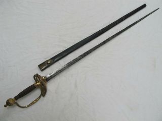 Hessian Waldeck officer’s sword,  German Revolutionary War troops 11
