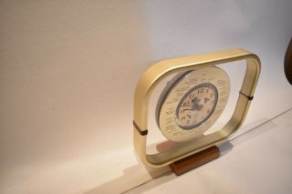 Vintage Gold Tone Gruen World Time Clock - HAM CB Radio - Red Plane US 6
