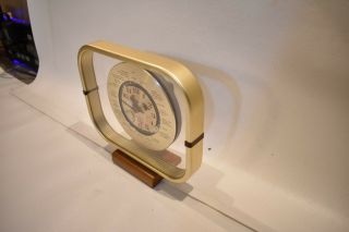 Vintage Gold Tone Gruen World Time Clock - HAM CB Radio - Red Plane US 7