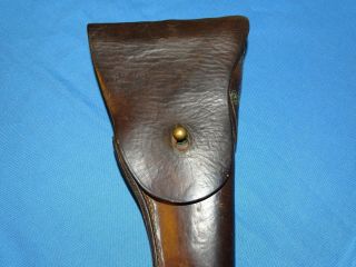 WWI Colt 1911.  45 Leather Holster,  JAO 1917 3