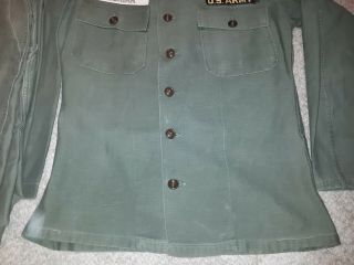 U.  S.  Army 5th Army Sateen Green Uniform OG - 107 Post WWII Korean War Era 3