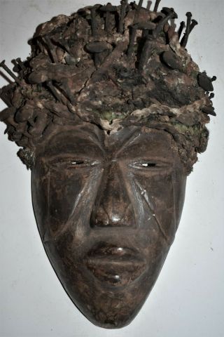 Orig $499 - Kongo Nikisi Mask Early 1900s Real 15 " Prov.