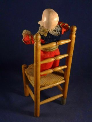 Victorian Mysterious automaton Mechanical antique toy.  8 inches 12
