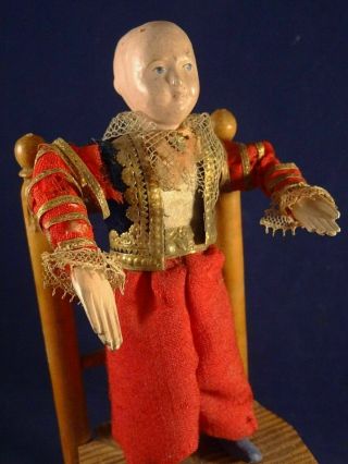 Victorian Mysterious automaton Mechanical antique toy.  8 inches 3