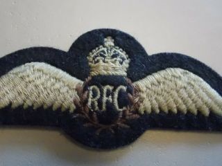 WWI ROYAL FLYING CORPS PILOT ' S WINGS 2