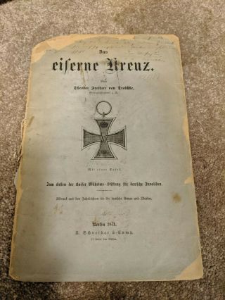 Das Eiserne Kreuz - Theodor Freiherr Von Troschke - Berlin 1871
