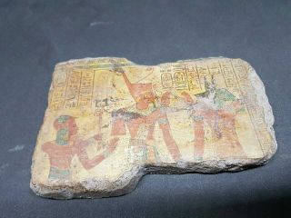 Rare Ancient Egyptian Antique State Fragment Pottery 1352 - 1147 Bc