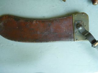 WW 1 US Model 1909 Bolo Knife From Springfield Armory - Flaming Bomb Scabbard 9