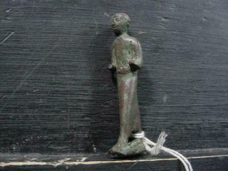 Noblespirit (3970) Egyptian Bronze Striding Figure Ptolemaic Era