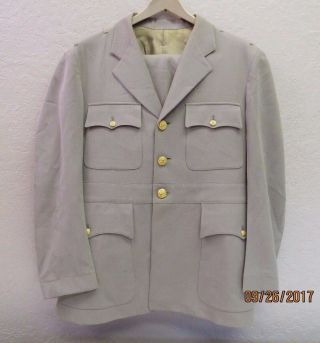 Usn Navy Commander Khaki Dress Jacket Pants Uniform - Korean War,  1951