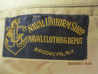 USN Navy Commander Khaki Dress Jacket Pants Uniform - Korean War,  1951 2
